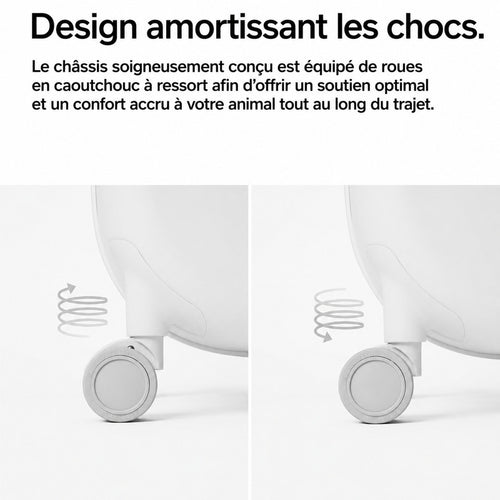pidan — Caisse de transport ventilée à roulettes