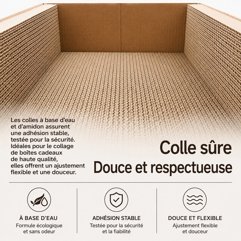 pidan — Griffoir boîte en carton, 3 surfaces
