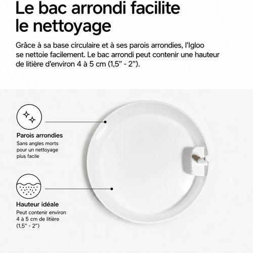 pidan — Maison de toilette Igloo avec pelle