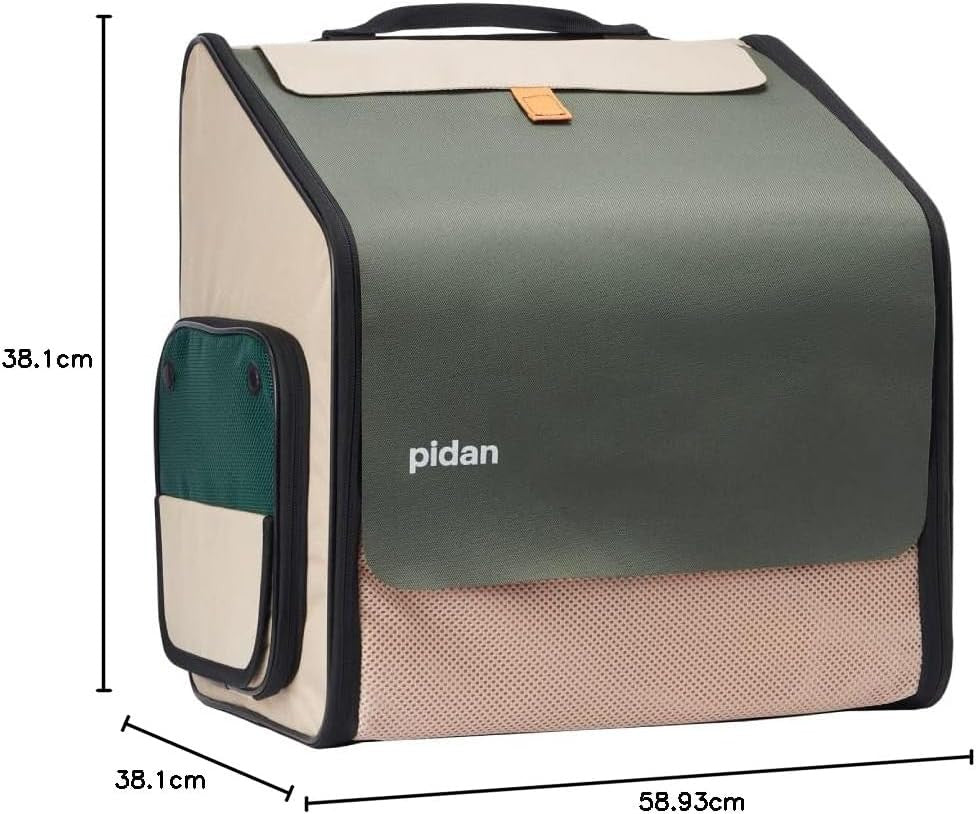pidan — Sac de transport extensible avec bac à litière